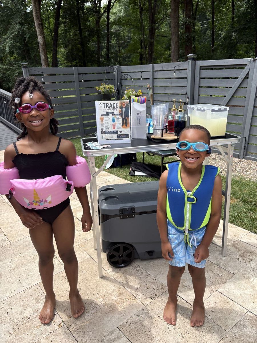 Trace Travel Brew serving drinks at a community event
